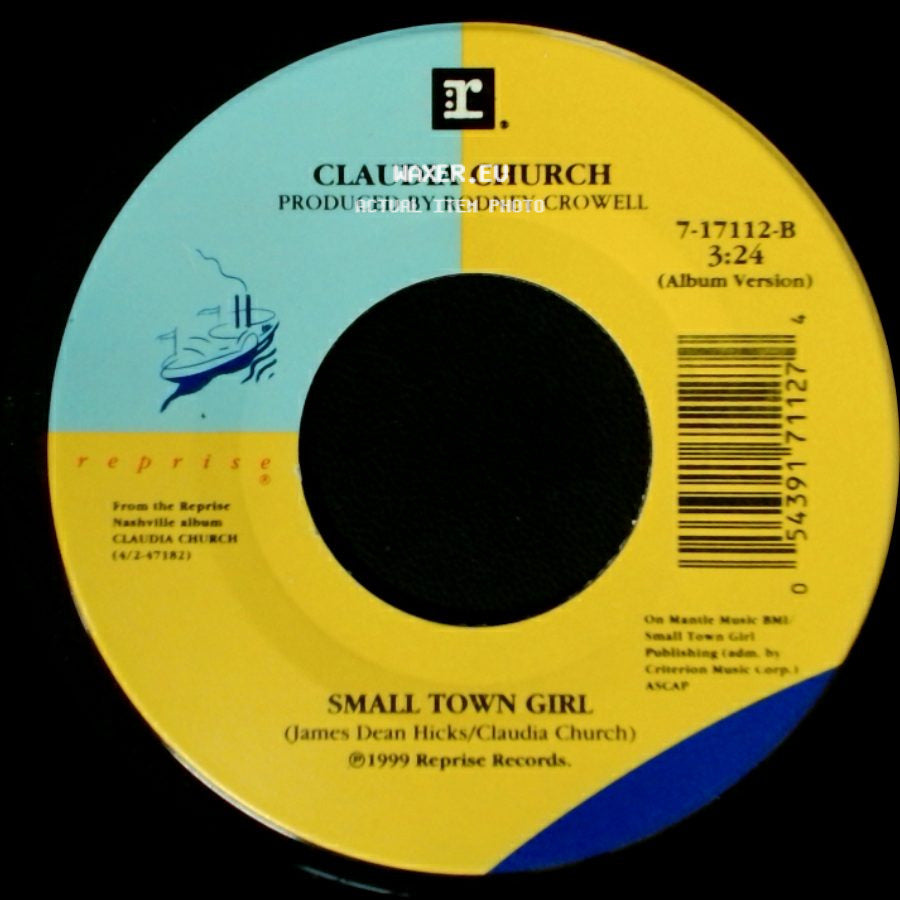 Claudia Church - What's The Matter With You Baby / Small Town Girl side B