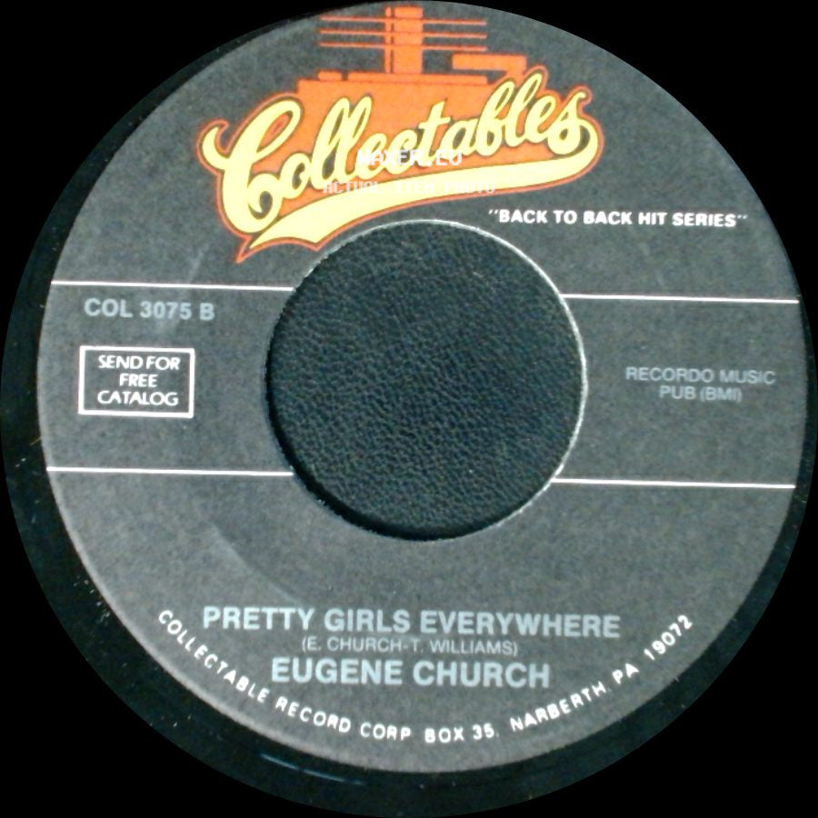 Jackie Lee / Eugene Church - The Duck / Pretty Girls Everywhere side B