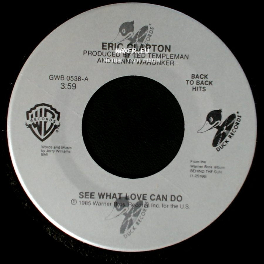 Eric Clapton - Forever Man / See What Love Can Do side B