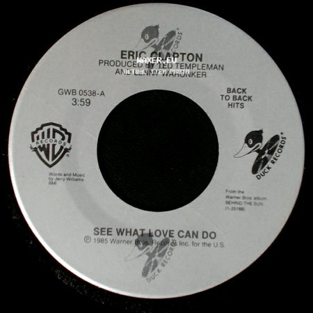 Eric Clapton - Forever Man / See What Love Can Do side B
