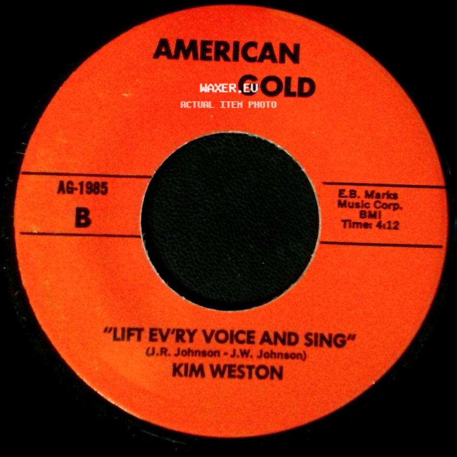 Kim Weston / Ray Charles - Lift Ev'ry Voice And Sing / America The Beautiful side A
