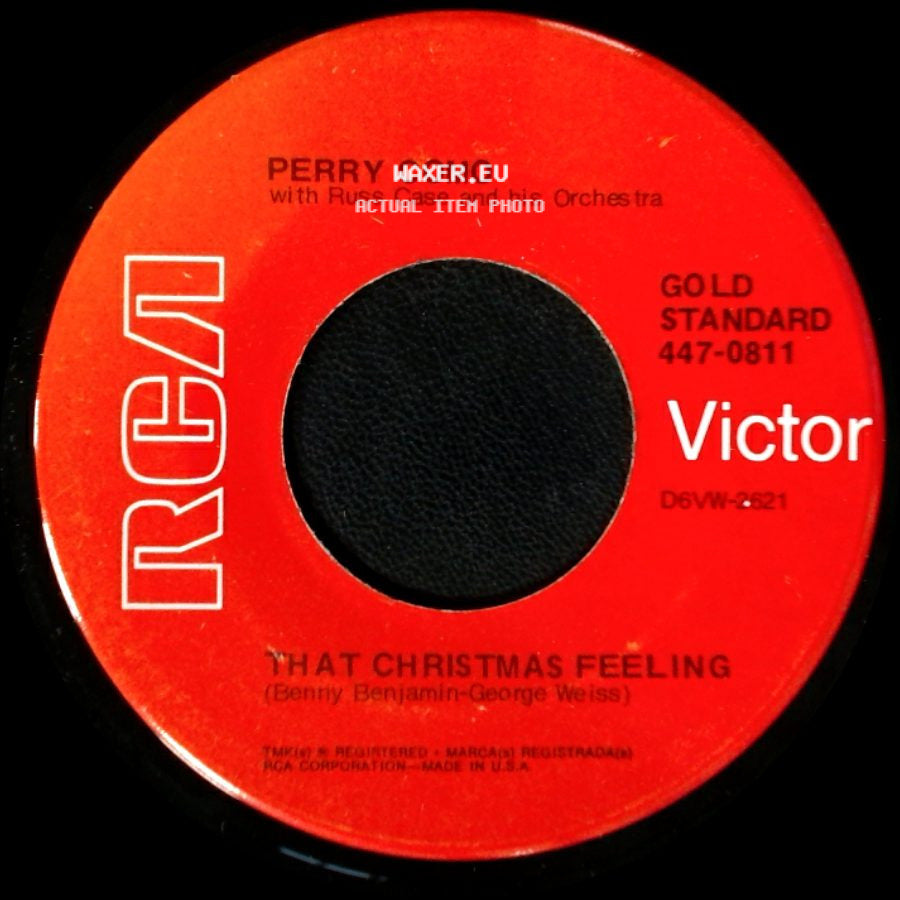 Perry Como With Russ Case And His Orchestra - That Christmas Feeling / I'll Be Home For Christmas side A