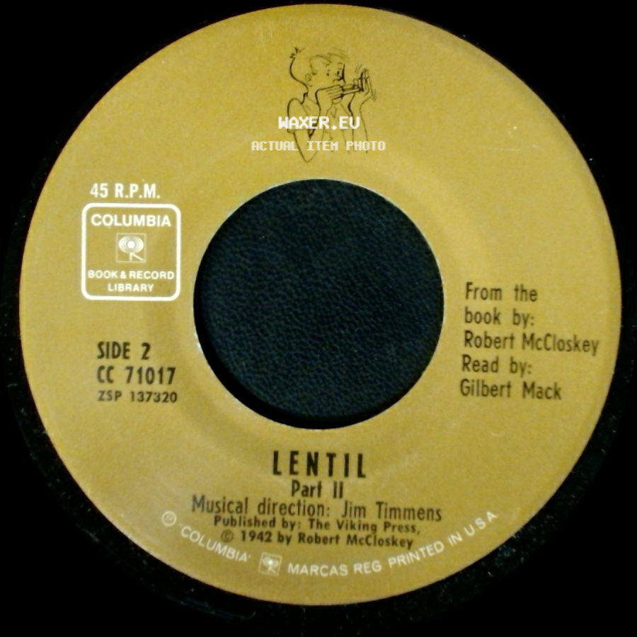 Unknown Artist - Lentil Part 1 / Lentil Part Ii side B