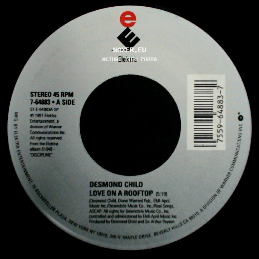 Desmond Child - Love On A Rooftop / Ray Of Hope side A