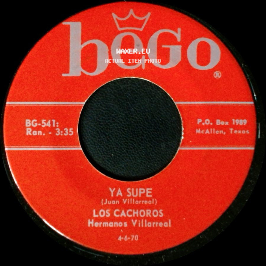 Los Cachoros Hermanos Villarreal - Ya Supe / La Tecolota side A