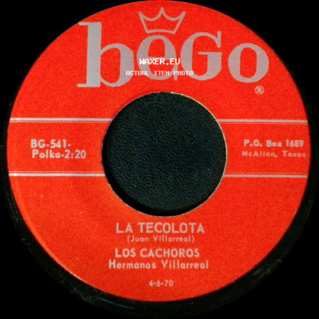 Los Cachoros Hermanos Villarreal - Ya Supe / La Tecolota side B