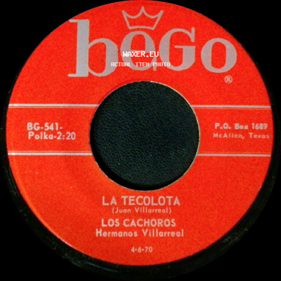 Los Cachoros Hermanos Villarreal - Ya Supe / La Tecolota side B