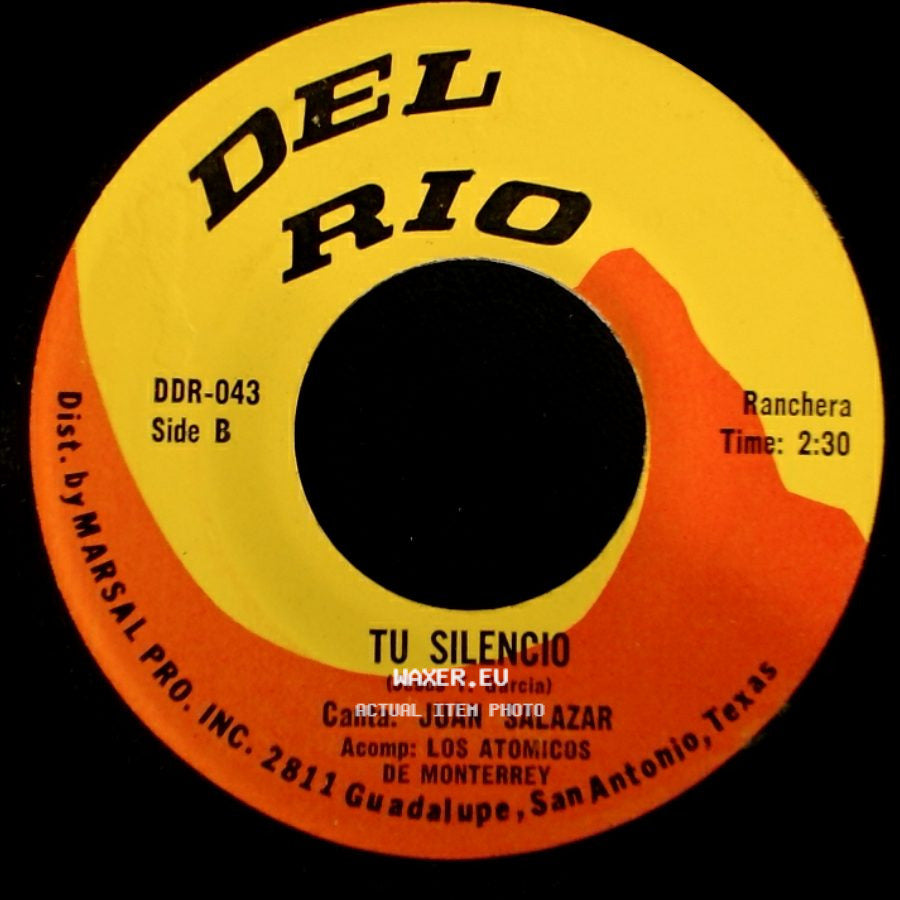 Juan Salazar - Mira Negra / Tu Silencio side B