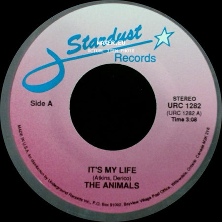 The Animals - It's My Life / I'm Crying side A