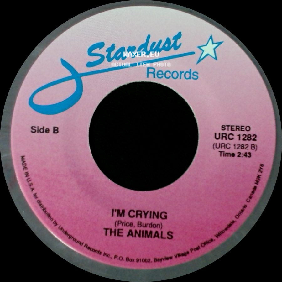 The Animals - It's My Life / I'm Crying side B