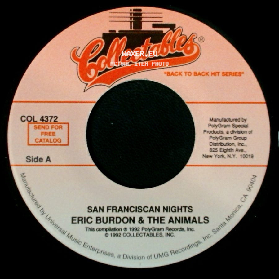 Eric Burdon & The Animals - San Franciscan Nights / Monterey side A