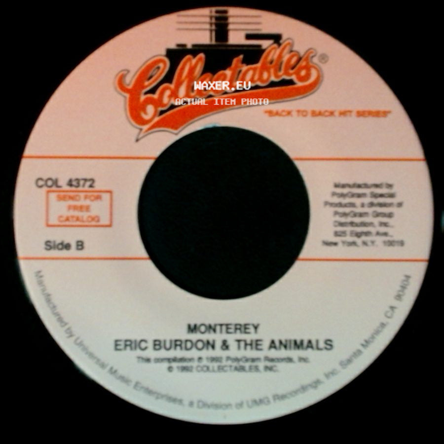 Eric Burdon & The Animals - San Franciscan Nights / Monterey side B