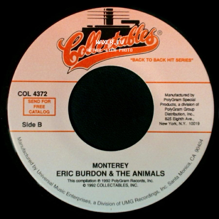 Eric Burdon & The Animals - San Franciscan Nights / Monterey side B