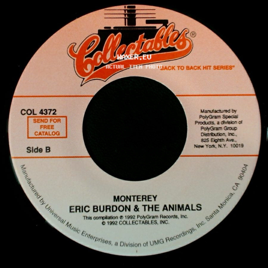 Eric Burdon & The Animals - San Franciscan Nights / Monterey side B