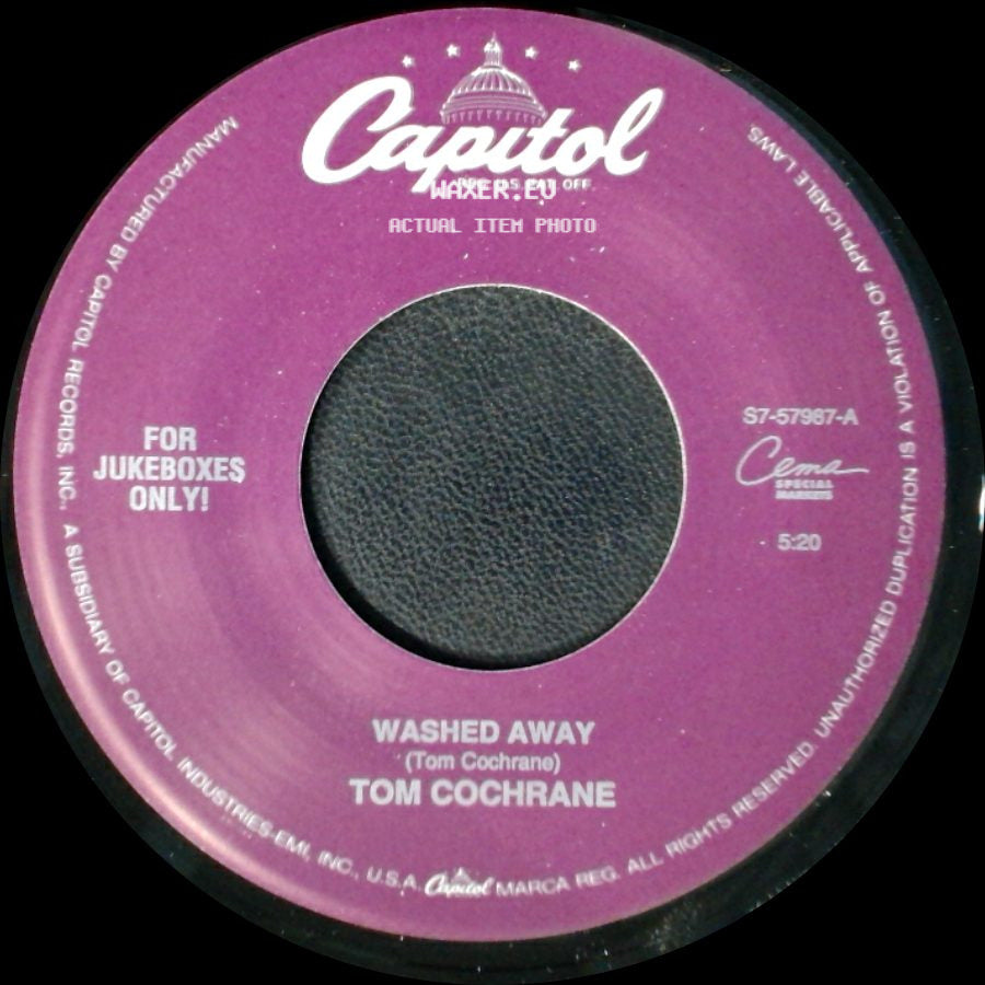Tom Cochrane - Lunatic Fringe (Live) / Washed Away side B
