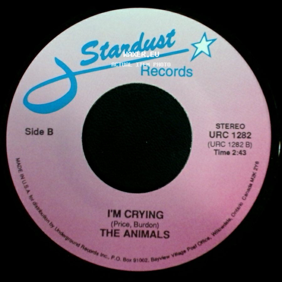 The Animals - It's My Life / I'm Crying side B