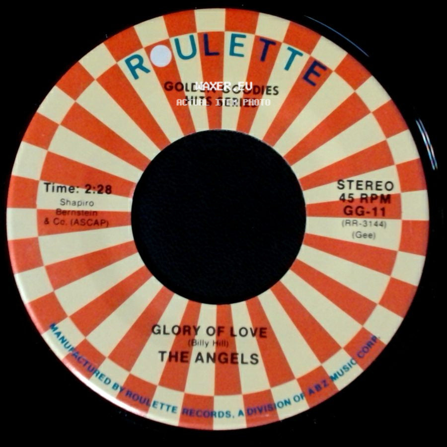 The Techniques / The Angels - Hey Little Girl / Glory Of Love side B