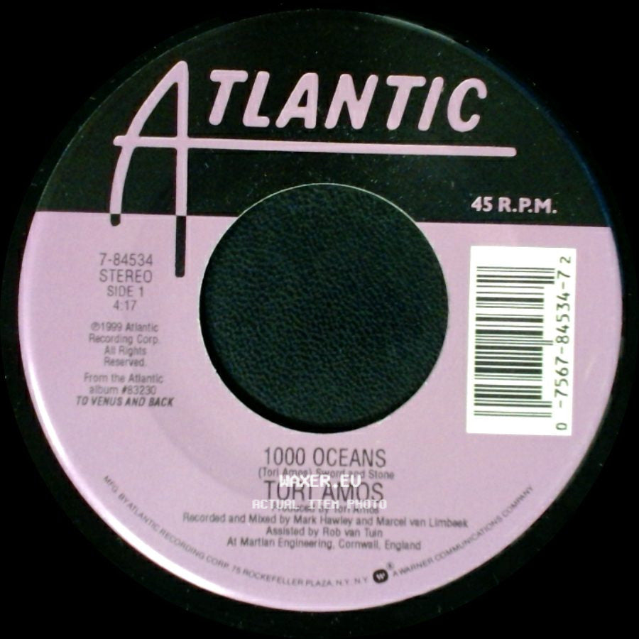 Tori Amos - 1000 Oceans / Baker Baker (Live Non Lp Version) side A
