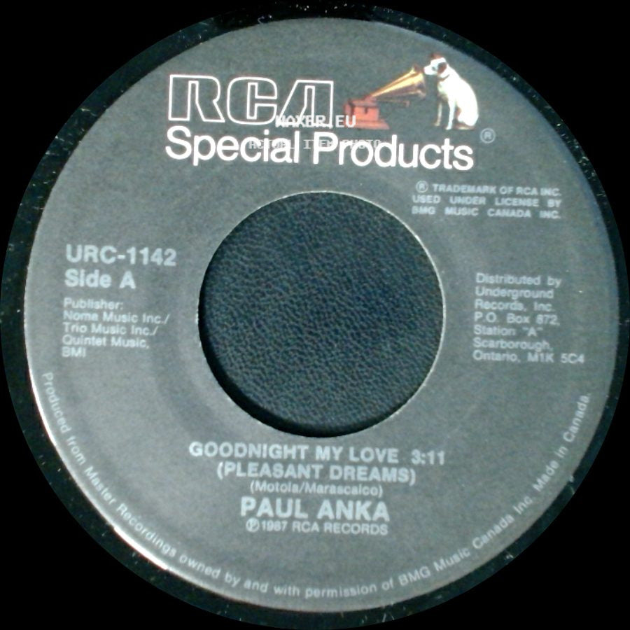 Paul Anka - Goodnight My Love (Pleasant Dreams) / Eso Beso (That Kiss) side A