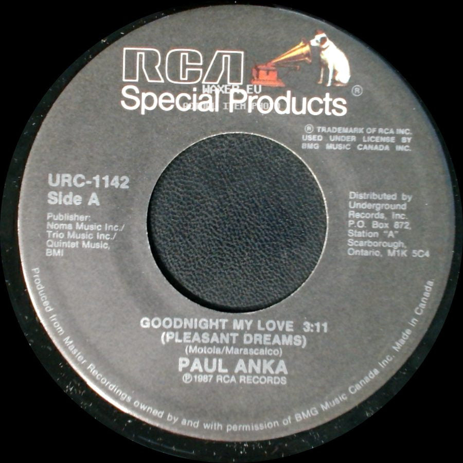 Paul Anka - Goodnight My Love (Pleasant Dreams) / Eso Beso (That Kiss) side A