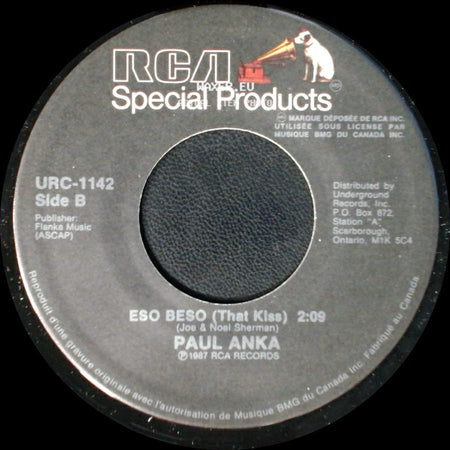 Paul Anka - Goodnight My Love (Pleasant Dreams) / Eso Beso (That Kiss) side B
