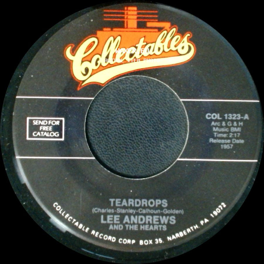 Lee Andrews And The Hearts - Teardrops / The Girl Around The Corner side A
