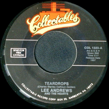 Lee Andrews And The Hearts - Teardrops / The Girl Around The Corner side A