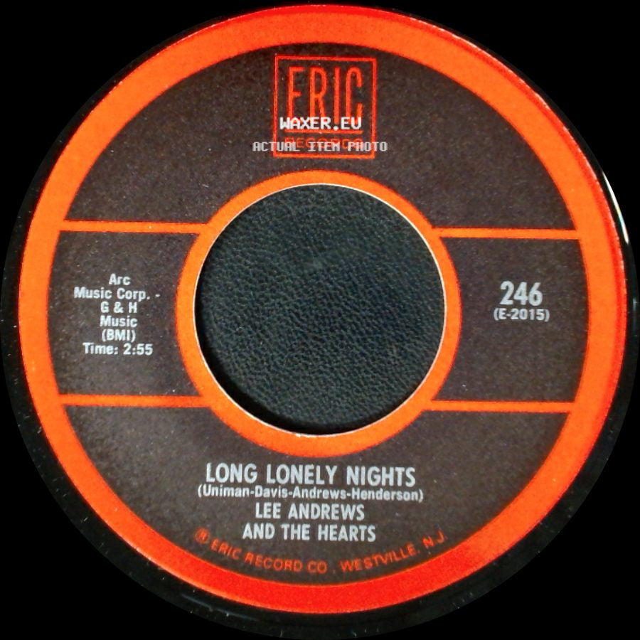 Lee Andrews And The Hearts - Long Lonely Nights / Teardrops side A