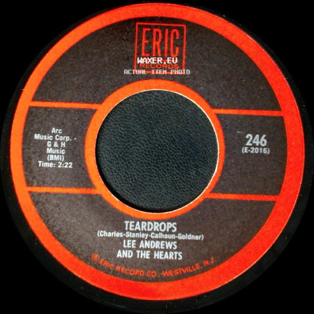Lee Andrews And The Hearts - Long Lonely Nights / Teardrops side B
