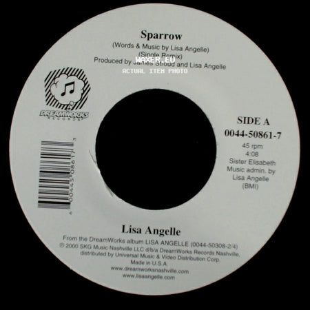 Lisa Angelle - Sparrow (Single Remix) / I Wear Your Love side A