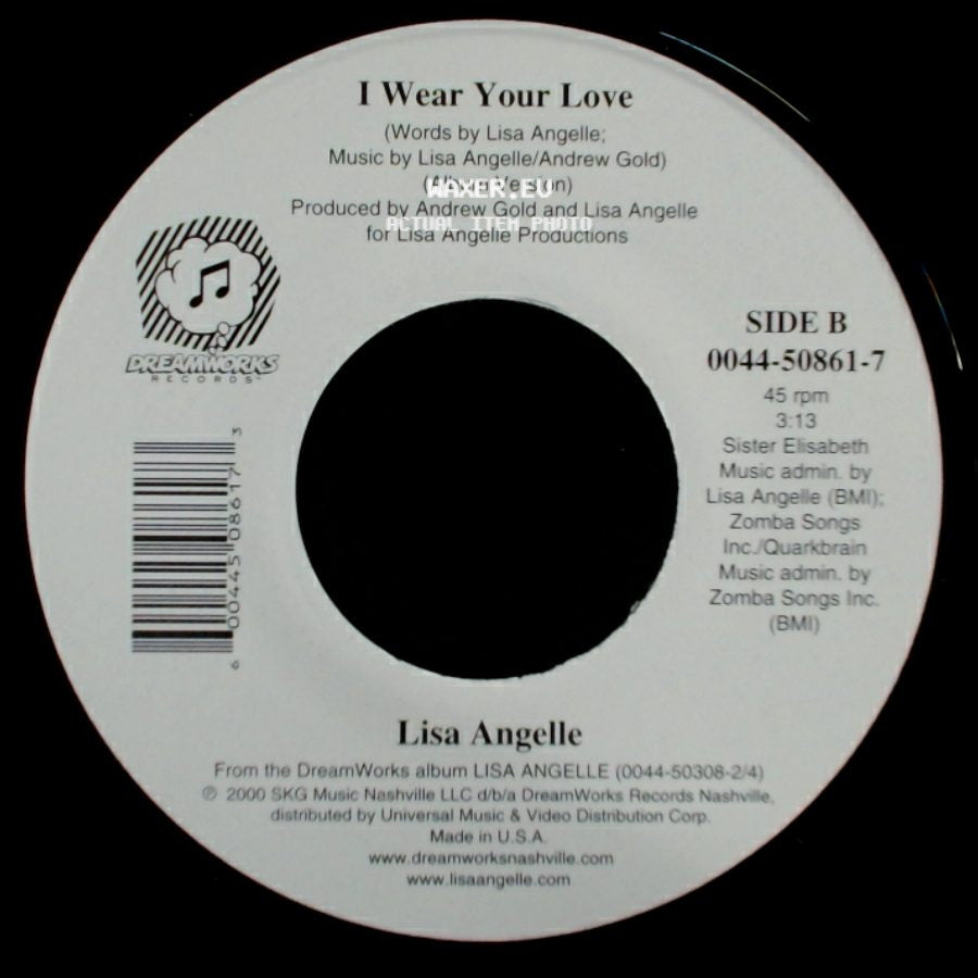 Lisa Angelle - Sparrow (Single Remix) / I Wear Your Love side B