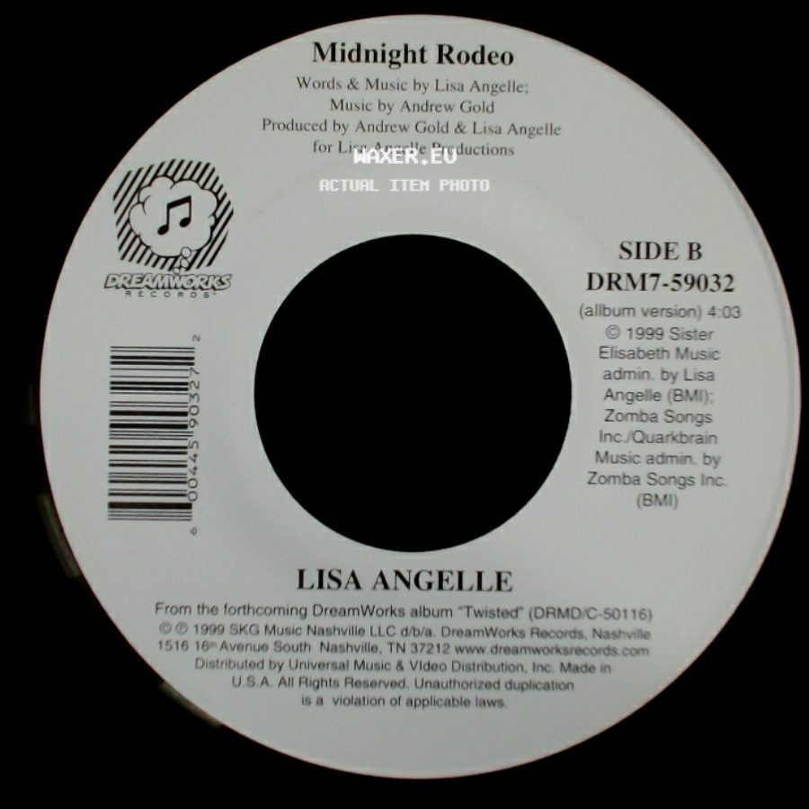 Lisa Angelle - I Wear Your Love / Midnight Rodeo side B