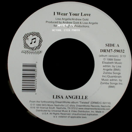 Lisa Angelle - I Wear Your Love / Midnight Rodeo side A
