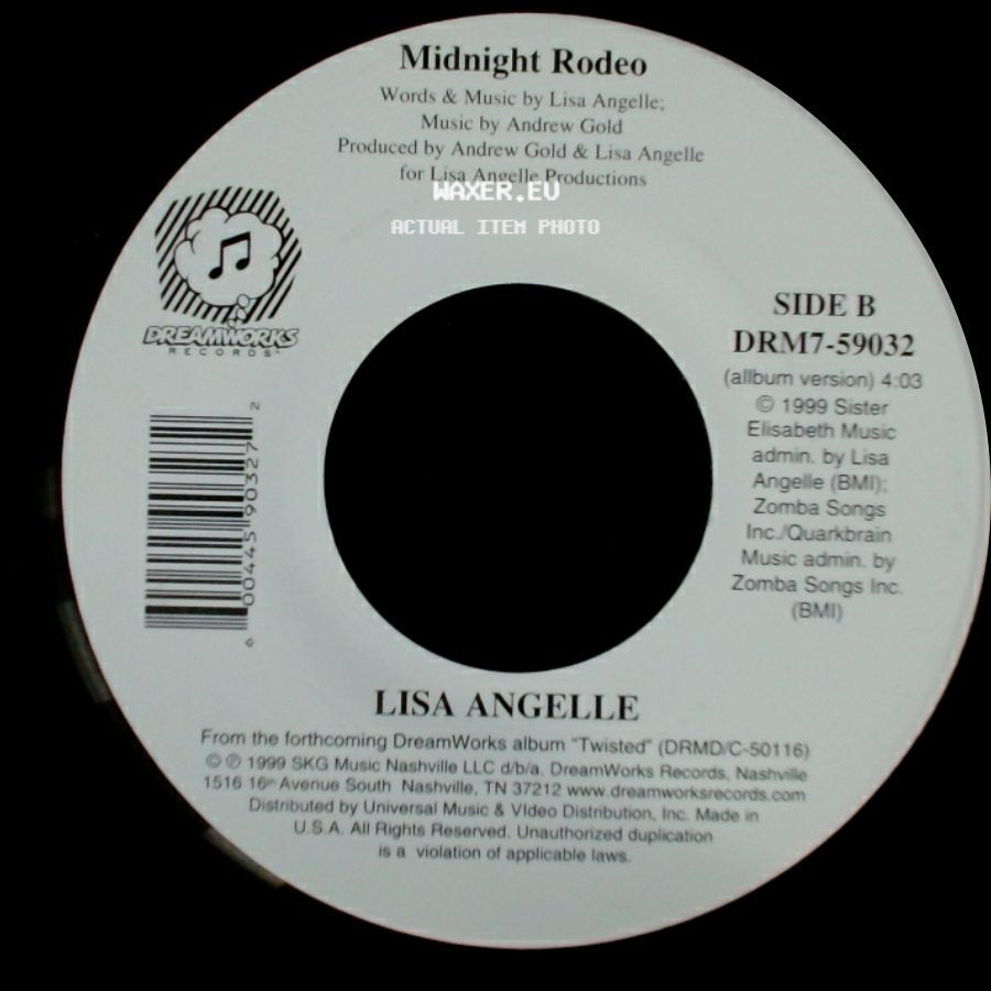 Lisa Angelle - I Wear Your Love / Midnight Rodeo side B