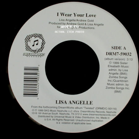 Lisa Angelle - I Wear Your Love / Midnight Rodeo side A