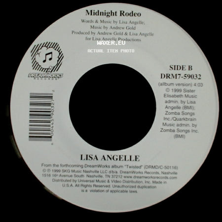 Lisa Angelle - I Wear Your Love / Midnight Rodeo side B