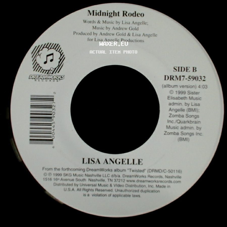 Lisa Angelle - I Wear Your Love / Midnight Rodeo side B