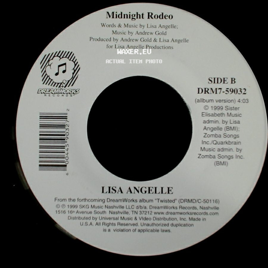 Lisa Angelle - I Wear Your Love / Midnight Rodeo side B
