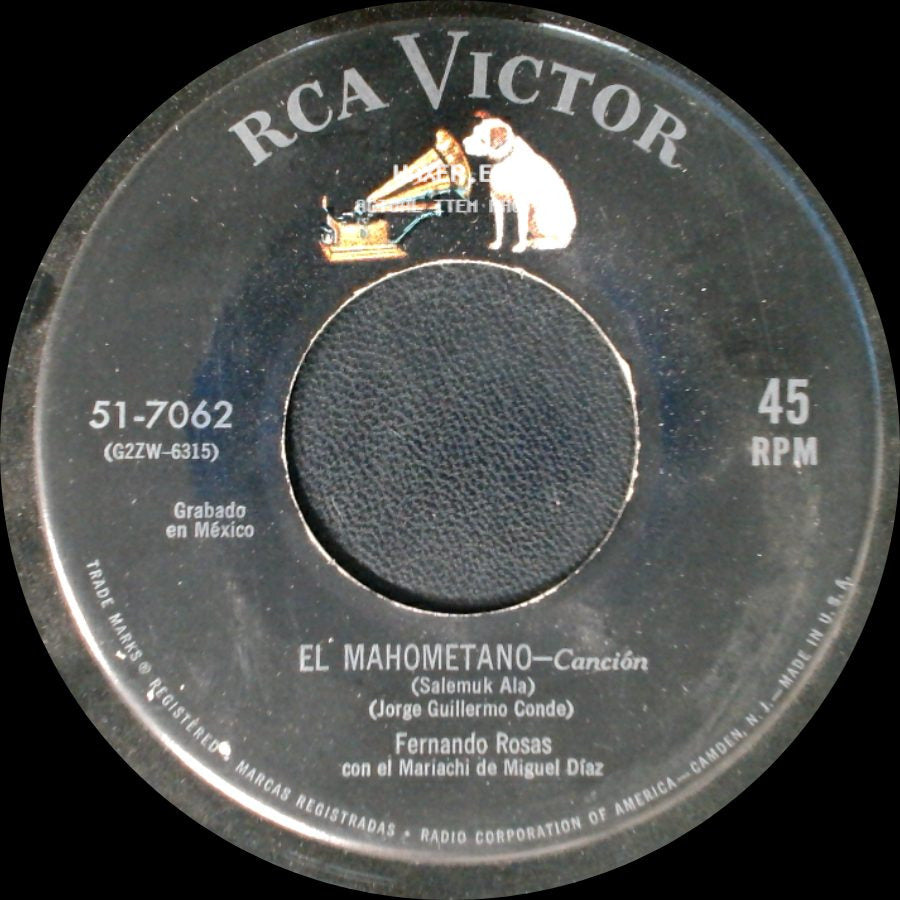 Fernando Rosas Con El Mariachi De Miguel Diaz - El Mahometano - Canción / El Regañado - Corrido side A