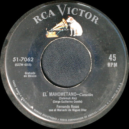 Fernando Rosas Con El Mariachi De Miguel Diaz - El Mahometano - Canción / El Regañado - Corrido side A