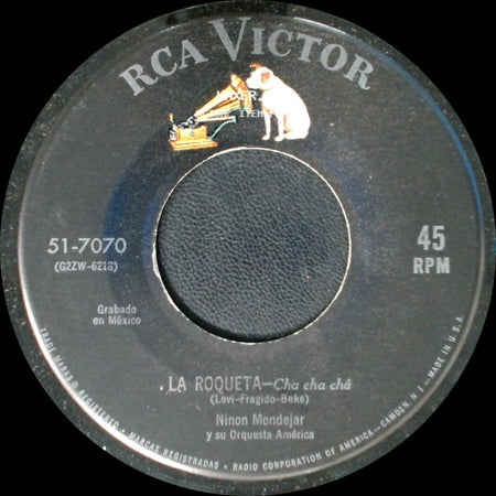 Ninon Mondejar Y Su Orquesta América - En Tu Corazón - Cha Cha Chá (In Your Heart) / La Roqueta - Cha Cha Chá side B