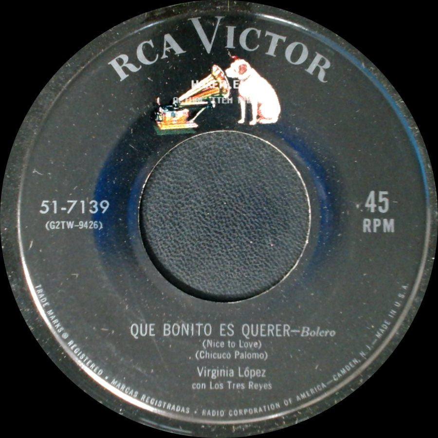 Virginia López Con Los Tres Reyes - Que Bonito Es Querer - Bolero (Nice To Love) / Ya Te Convenciste side A