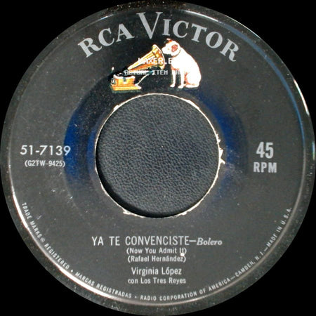 Virginia López Con Los Tres Reyes - Que Bonito Es Querer - Bolero (Nice To Love) / Ya Te Convenciste side B