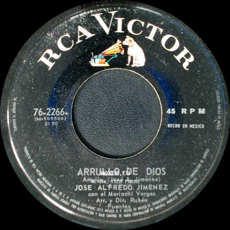 José Alfredo Jimenez - Arrullo De Dios / Camino Viejo side A