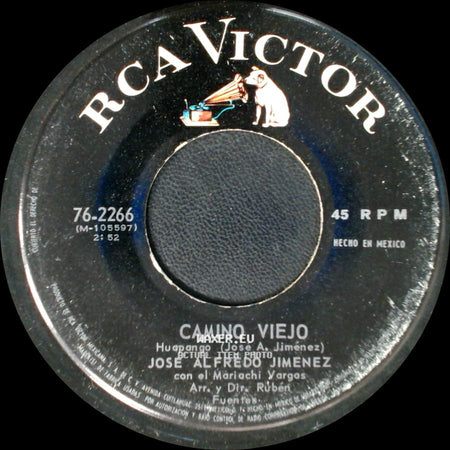 José Alfredo Jimenez - Arrullo De Dios / Camino Viejo side B