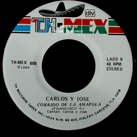 Carlos Y Jose - El Chubasco / Corrido De La Amapola side B