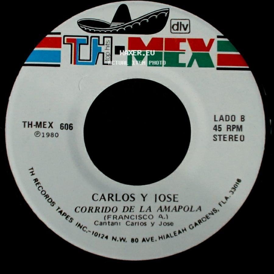 Carlos Y Jose - El Chubasco / Corrido De La Amapola side B