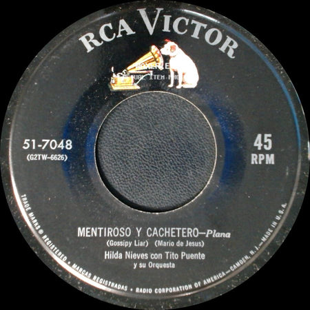 Hilda Nieves Con Tito Puente Y Su Orquesta - Caminandito - Bolero Cha Cha (Strolling) / Mentiroso Y Cachetero - Plana side B