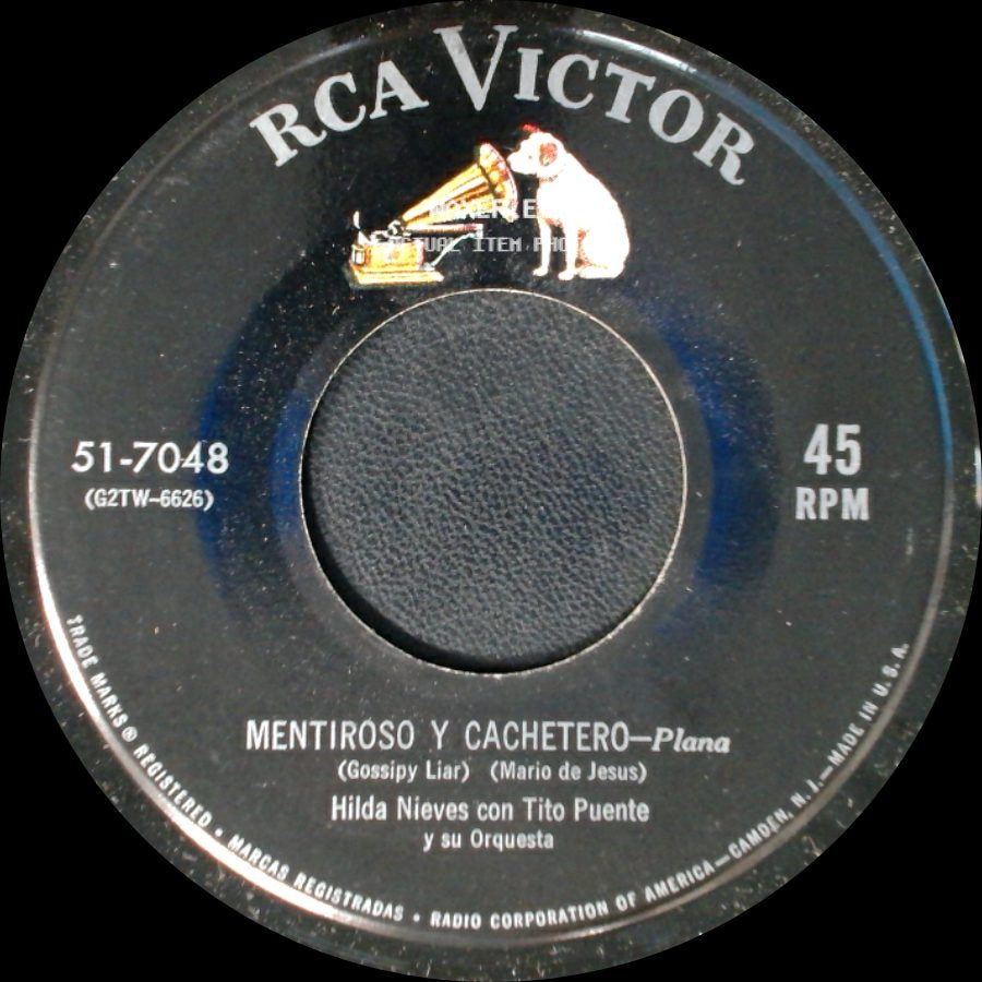 Hilda Nieves Con Tito Puente Y Su Orquesta - Caminandito - Bolero Cha Cha (Strolling) / Mentiroso Y Cachetero - Plana side B