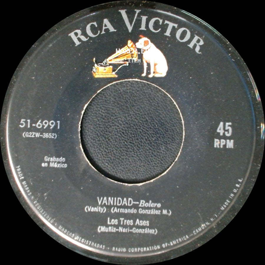 Los Tres Ases - Vanidad - Bolero / Sigue Tus Pasos side A